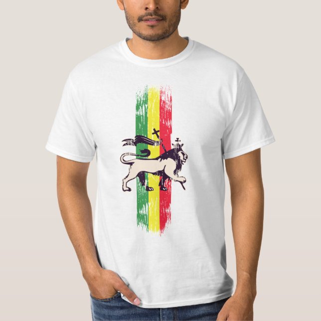 Reggae-Löwe T-Shirt (Vorderseite)