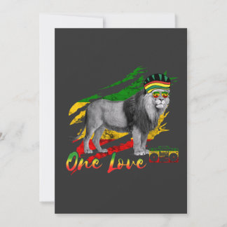Reggae Löwe von Juda Rastafari Jamaikanische Eine Einladung