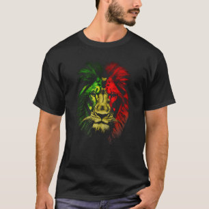 Reggae-Löwe Wildkatze Großkatze Jamaika-Löwe T-Shirt
