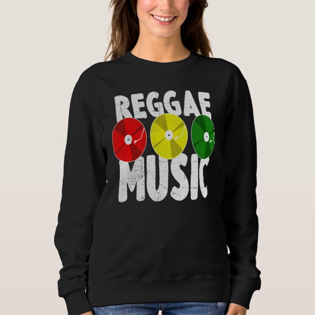 Reggae Men Women One Love Red Green Yellow Jamaica Sweatshirt (Vorderseite)