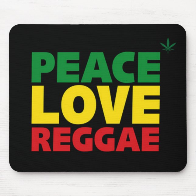 Reggae Mouse Mat Mousepad (Vorne)
