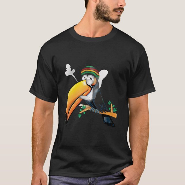 Reggae Music Bob Marley Rasta Jamaica T-Shirt (Vorderseite)