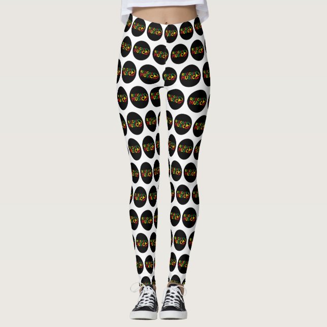 Reggae Music Design, Reggae Art Leggings (Vorderseite)