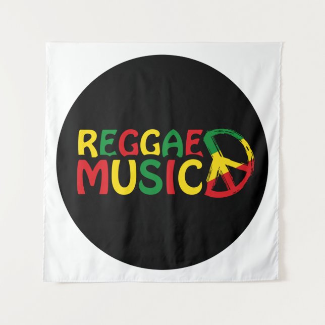 Reggae Music Design, Reggae Art Wandteppich (Vorderseite)