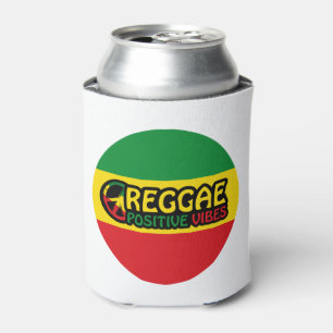Reggae Music mit positivem Gesang und Reggae-Flagg Dosenkühler