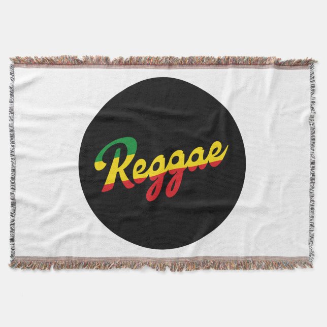 Reggae Music mit Reggae Flaggenfarben Decke (Vorderseite)
