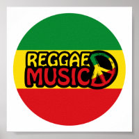 Reggae Music, Reggae Art mit Friedenssymbol