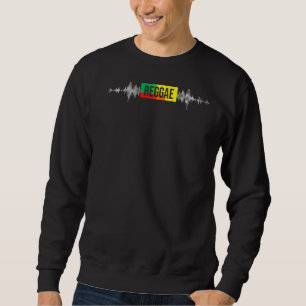 Reggae Music Sound Wave Reggaeton Sweatshirt