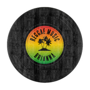 Reggae Music Vinyl Record Rasta Koch Schneidebrett