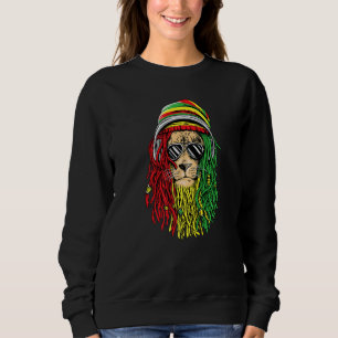 Reggae-Musik Jamaikanischer Löwe Rasta-Löwe von R Sweatshirt