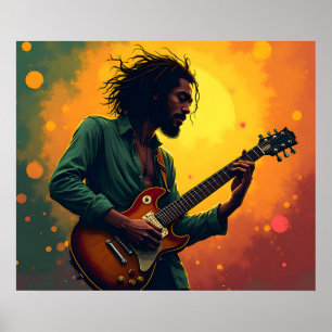 Reggae-Musik-Kunst Poster