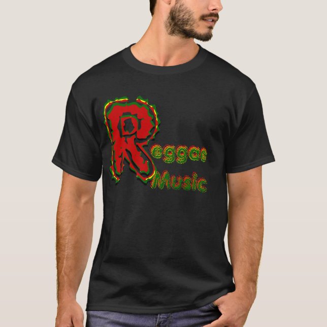 Reggae-Musik-T - Shirt (Vorderseite)