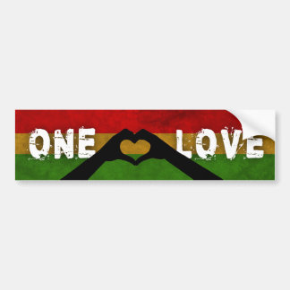 Reggae One Liebe Autoaufkleber