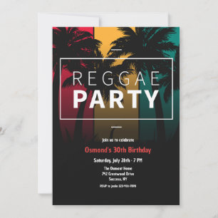 Reggae-Party  Einladung