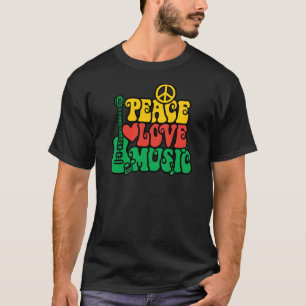 Reggae Peace Liebe Music T-Shirt