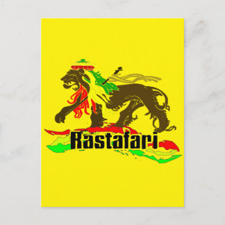 Reggae Rasta Iron, Lion, Zion 2 Postkarte