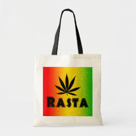 Reggae Rasta Leaf Jamaica Budget Tote Bag Tragetasche
