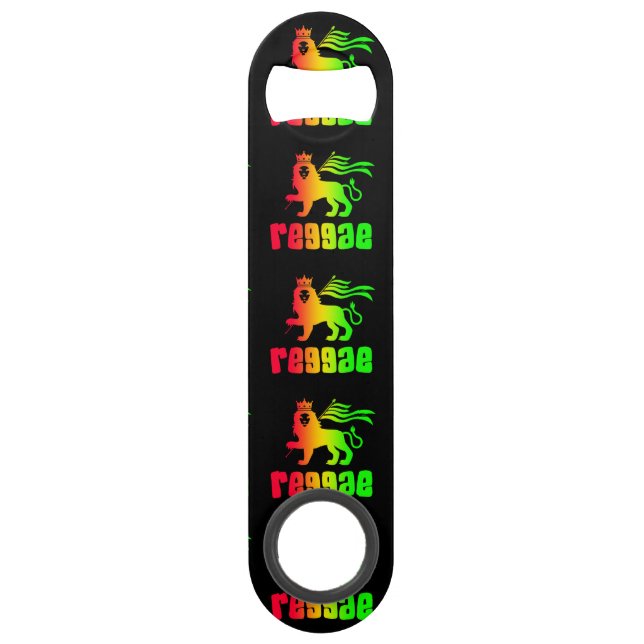 Reggae Rasta Lion Speed Flaschenöffner (Vorderseite)