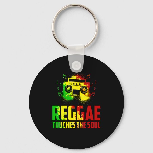 Reggae Rasta Rastafari Schlüsselanhänger (Vorderseite)
