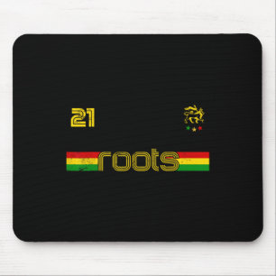 Reggae Rastafari Äthiopien Jamaika Fußbyll Fußball Mousepad