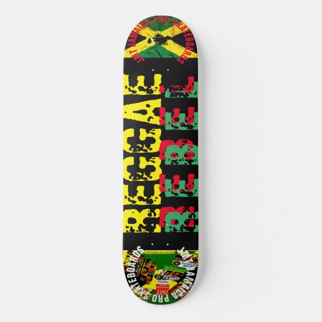 REGGAE REBEE 8 1/4" Skateboard Deck (Vorderseite)
