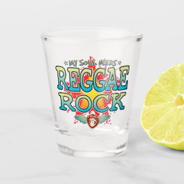 Reggae Rock Soul Shot Glass Schnapsglas