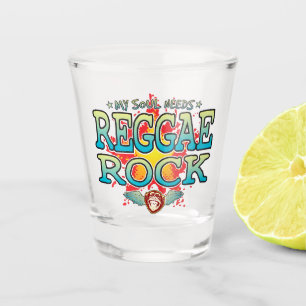 Reggae Rock Soul Shot Glass Schnapsglas