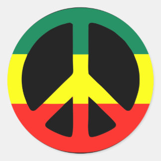 Reggae Runder Aufkleber