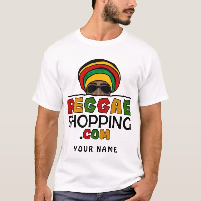 Reggae Shopping T-Shirt (Vorderseite)