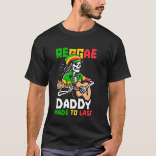 Reggae Skeleton Rastafarian Music Rastafari Vater T-Shirt