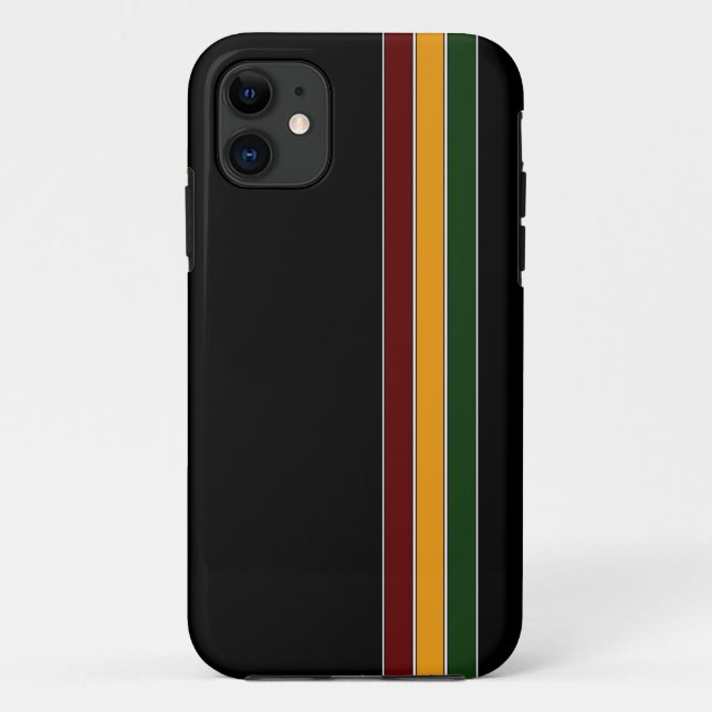 Reggae Stripes iPhone 5 Kasten Case-Mate iPhone Hülle (Rückseite)