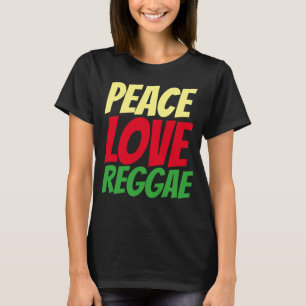 REGGAE T - Shirt, FRIEDENSLIEBE T-Shirt