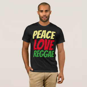 REGGAE T - Shirt, FRIEDENSLIEBE T-Shirt