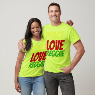 REGGAE T - Shirt, FRIEDENSLIEBE T-Shirt