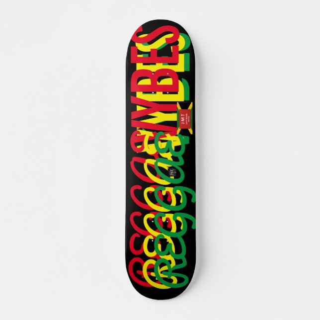 REGGAE VYBZ JMT 7 3/4" Skateboarddecke Skateboard (Vorne)