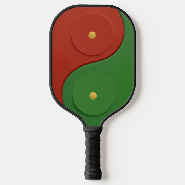 Reggae Yin & Yang Pickleball Schläger (Vorderseite)