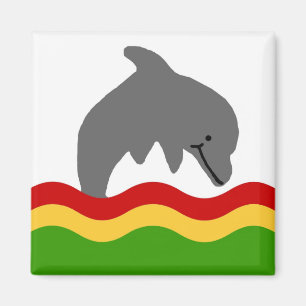 Reggaedelphinmagnet Magnet