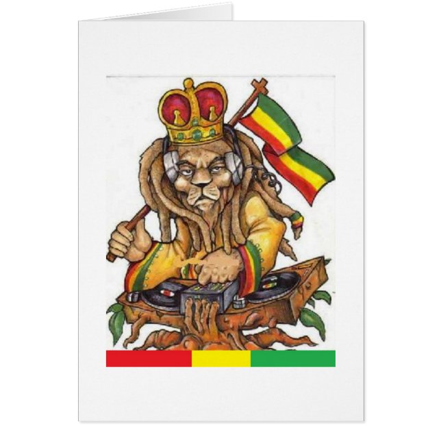 Reggaekarte (Vorne)