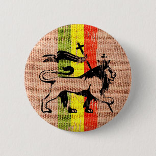Reggaelöwekönig Button
