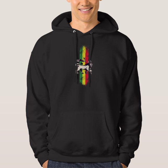 Reggaelöwekönig Hoodie (Vorderseite)