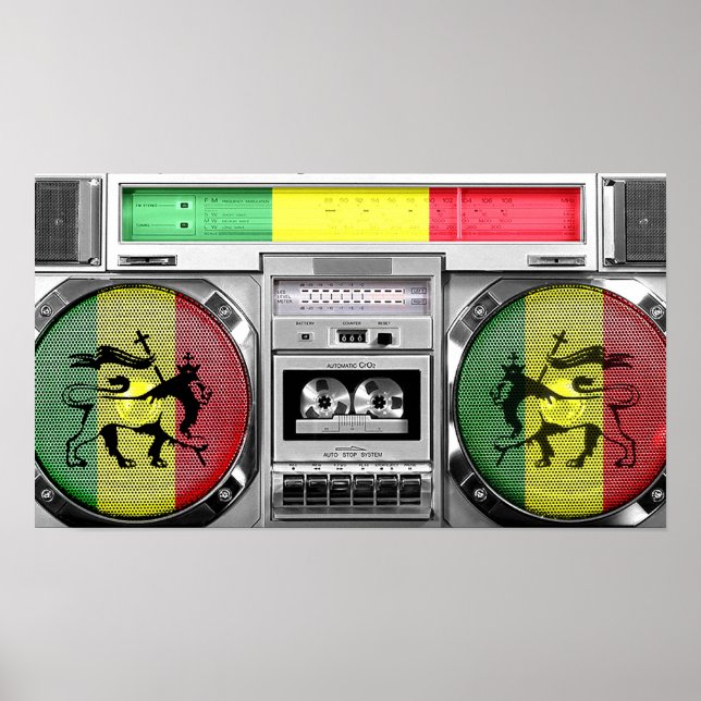 Reggaenboombox Poster (Vorne)