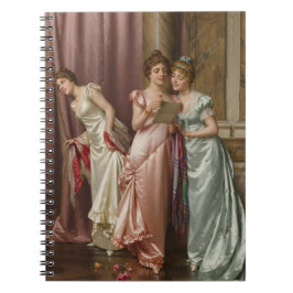 Reggianini Ladys Reading a Letter Notebook Notizblock