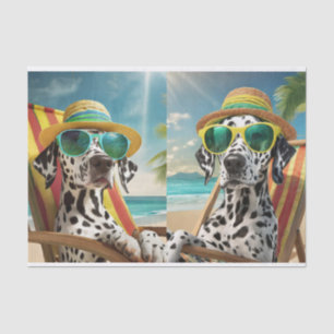 Reggie Bahama & Matilda Mama, Dalmatiner auf Vaca Seidenpapier