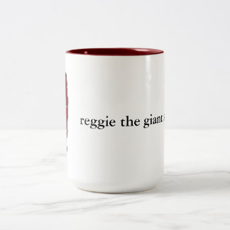 Reggie die riesige Tintenfisch-Tasse Zweifarbige Tasse