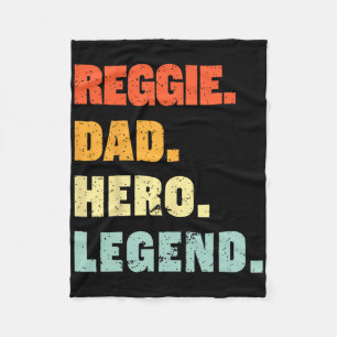 Reggie Vater Hero Legend Personalisierter Individu Fleecedecke