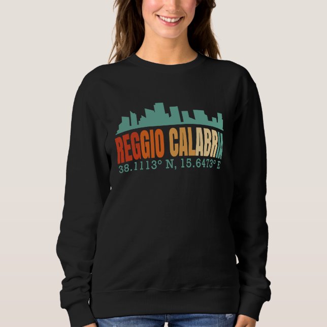 Reggio Calabria Skyline Sweatshirt (Vorderseite)