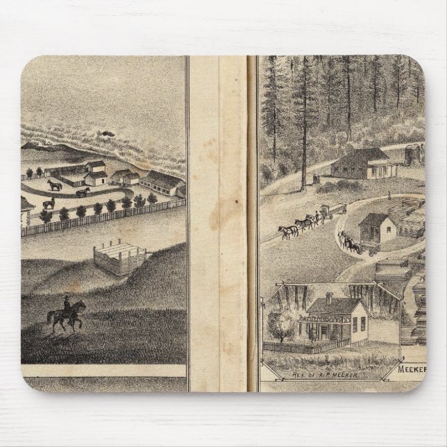 Regie Ranch Old Fort Ross Meeker Bros Mousepad (Vorne)