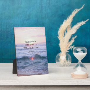 "Regieren Sie Ihren Geist oder es wird Sie regiere Fotoplatte