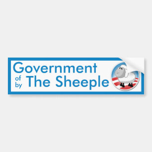 Regierung des Sheeple Autoaufkleber