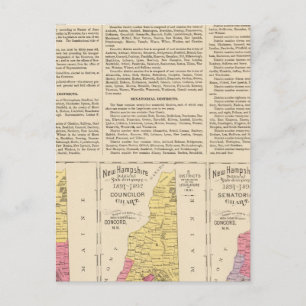 Regierung des Staat New Hampshire Postkarte